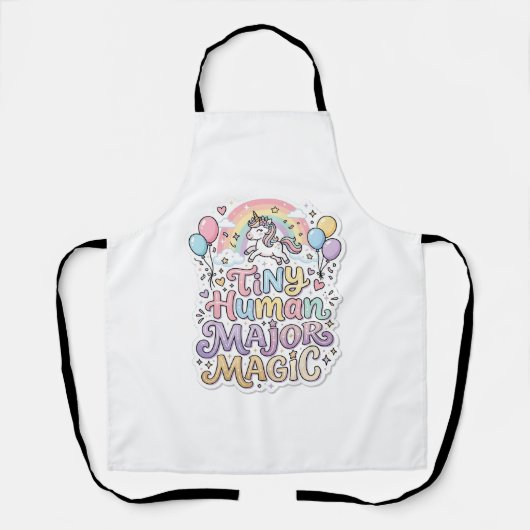 Tablier Licorne Tiny Human Major Magic Premium Vector Vect (Recto)