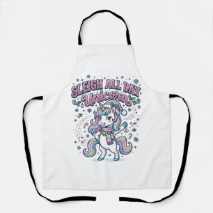 Tablier Licorne Traîneau Toute La Journée Licorne Charmer