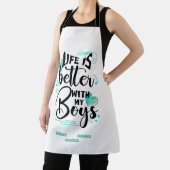 Tablier Life is Better With My Boys (Insitu)