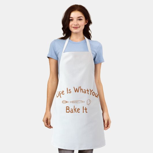 Tablier Life Is What You Bake It | Tablier de Cuis (Porté)