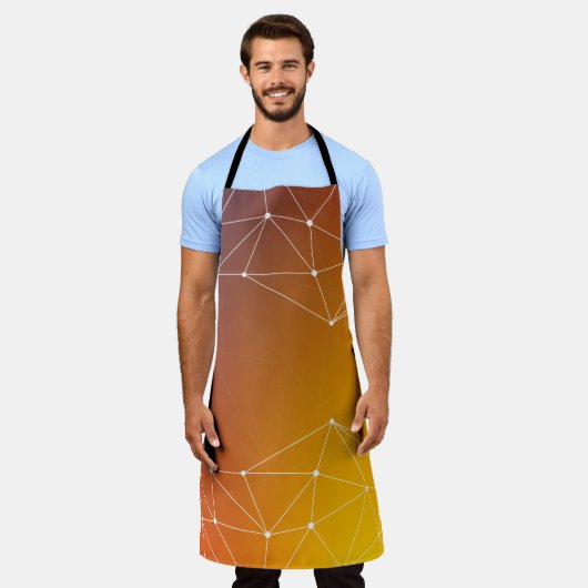 Tablier Ligne abstraite Arrière - plan (Porté)