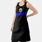 Tablier Ligne Bleue Mince - Police Retraitée Longue Apron (Insitu)