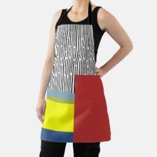 Tablier Lignes Abstraites et rectangles