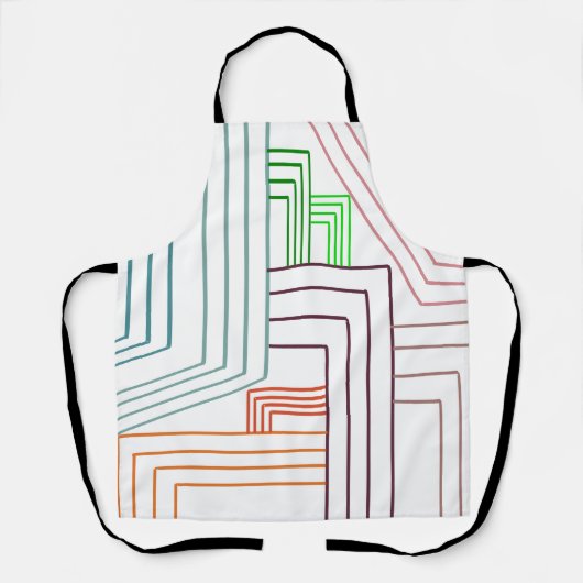 Tablier Lignes Art Déco (Recto)