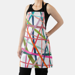 Tablier Lignes colorées