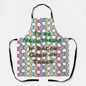 Tablier Lignes colorées Pastel MCM (Recto)