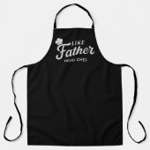 Tablier Like Father Head Chef Typography Design (Recto)