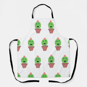 Tablier Lil Cactus Joli Cartoon Succulent Art Amusant