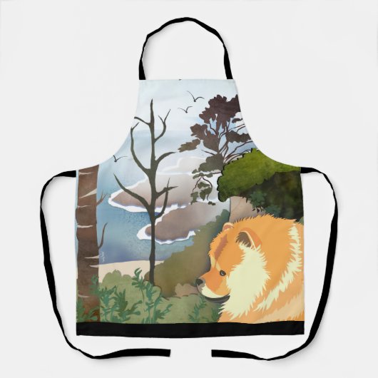Tablier LIL HEATHER Chow -Apron en 3 tailles (Recto)