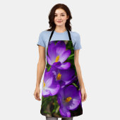 Tablier Lilac Crocus Apron (Porté)
