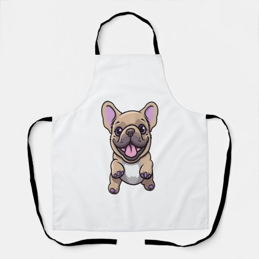 Tablier Lilac French Bulldog 9 (Recto)