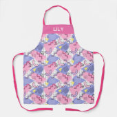 Tablier Lilac rose actif des années 80 Memphis (Recto)