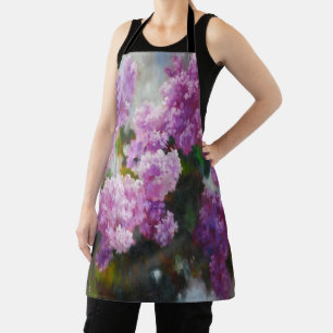 Tablier Lilas en Fleur – Fleurs de Printemps Impressionnis