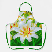 Tablier Lily blanche (Recto)