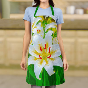 Tablier Lily blanche