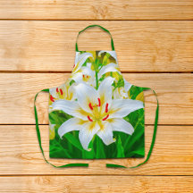Tablier Lily blanche
