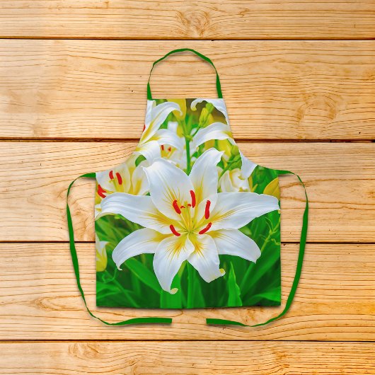 Tablier Lily blanche