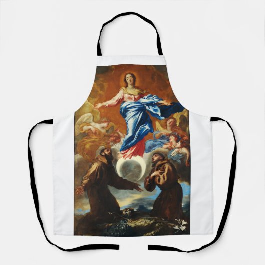 Tablier L'Immaculée Conception de la Vierge Marie (Recto)