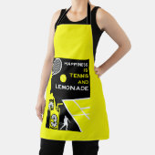 Tablier Limonade de tennis vintage (Insitu)