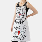 Tablier L'infirmière la plus cool du monde guépard les coe (Insitu)