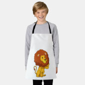 Tablier Lion avec boucles (Porté)