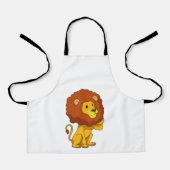 Tablier Lion avec boucles (Recto)