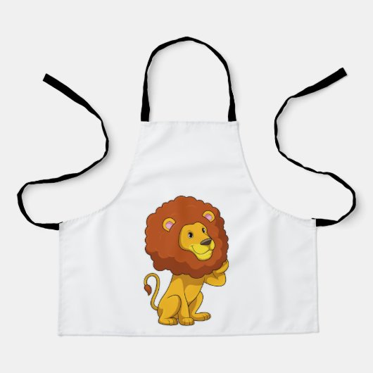 Tablier Lion avec boucles (Recto)