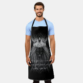 Tablier Lion avec citation de monogramme de la Couronne (Porté)