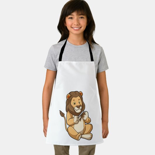 Tablier Lion avec flèches à ongles (Insitu)