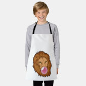 Tablier Lion avec gomme Bubble (Porté)