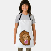Tablier Lion avec gomme Bubble (Insitu)
