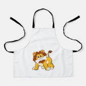 Tablier Lion avec os (Recto)