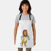 Tablier Lion avec serviette pour douche (Insitu)