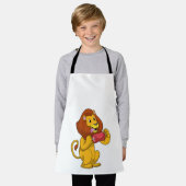 Tablier Lion avec viande (Porté)