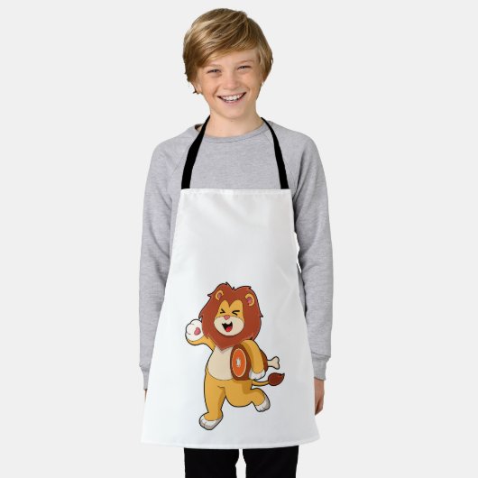 Tablier Lion avec viande (Porté)