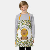 Tablier Lion Botanical Greenerife Enfants (Porté)