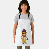 Tablier Lion comme Gentleman avec Casquette (Insitu)