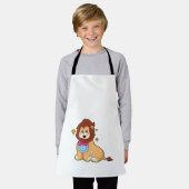 Tablier Lion en Gentleman avec Cravate.PNG (Porté)