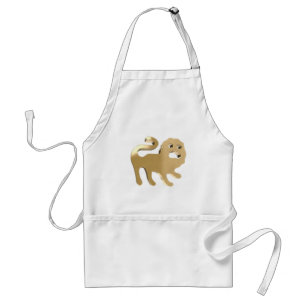 Tablier Lion, lion