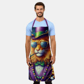 Tablier Lion/Louisiana Mardi Gras (Porté)