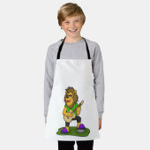 Tablier Lion musicien guitare (Porté)