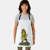 Tablier Lion musicien guitare (Insitu)