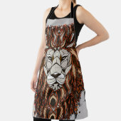 Tablier Lion Polygone | Dessin Coloré | Lion (Insitu)