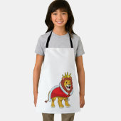 Tablier Lion roi avec Couronne & Cap (Insitu)