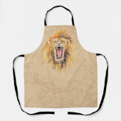 Tablier Lion tourbillonnant (Recto)