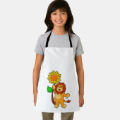 Tablier Lion with Flower (Insitu)