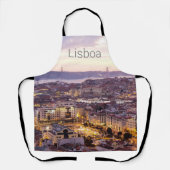 Tablier Lisbonne Portugal Sunset Skyline Cityscape Souveni (Recto)