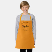 Tablier LITTLE CHEF Nom personnalisé Année (Porté)