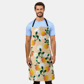 Tablier Little Cutie Orange Motif (Porté)