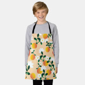 Tablier Little Cutie Orange Motif (Porté)